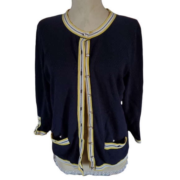 Talbots Button Up Sweater - Picture 5 of 8